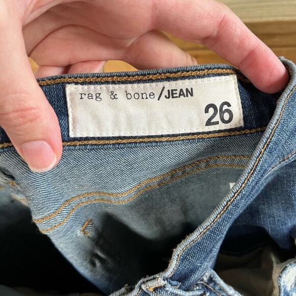 Rag & Bone Women's Distressed Capri Jeans Size 26 In Sunset - Picture 7 of 9